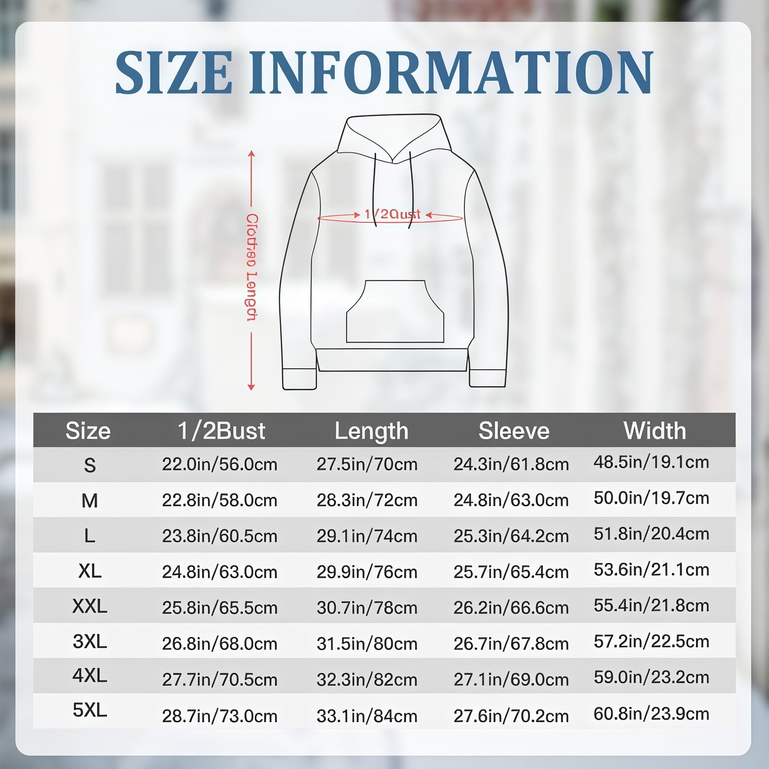 Men's Hooded Sweatshirt Casual Pullover Hoodie
