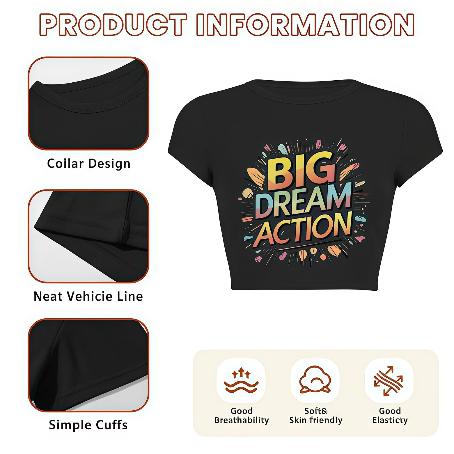 Women's T-Shirt Casual Short Sleeve T-Shirt