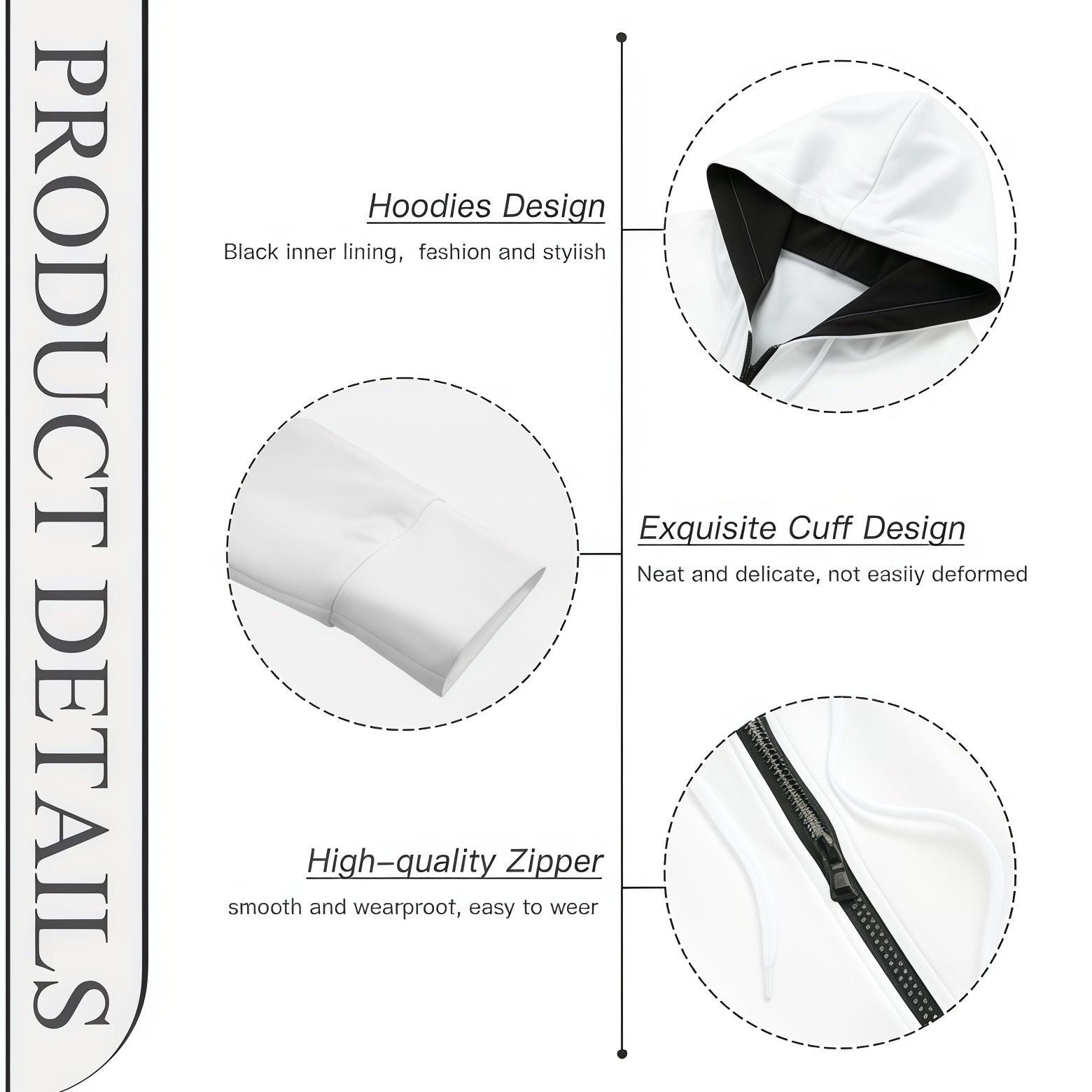 Men's Sweatshirt Casual Pullover Hoodie