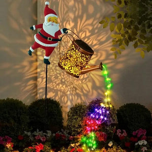 Christmas Solar Kettle Lights Garden Lawn Decorative Lights