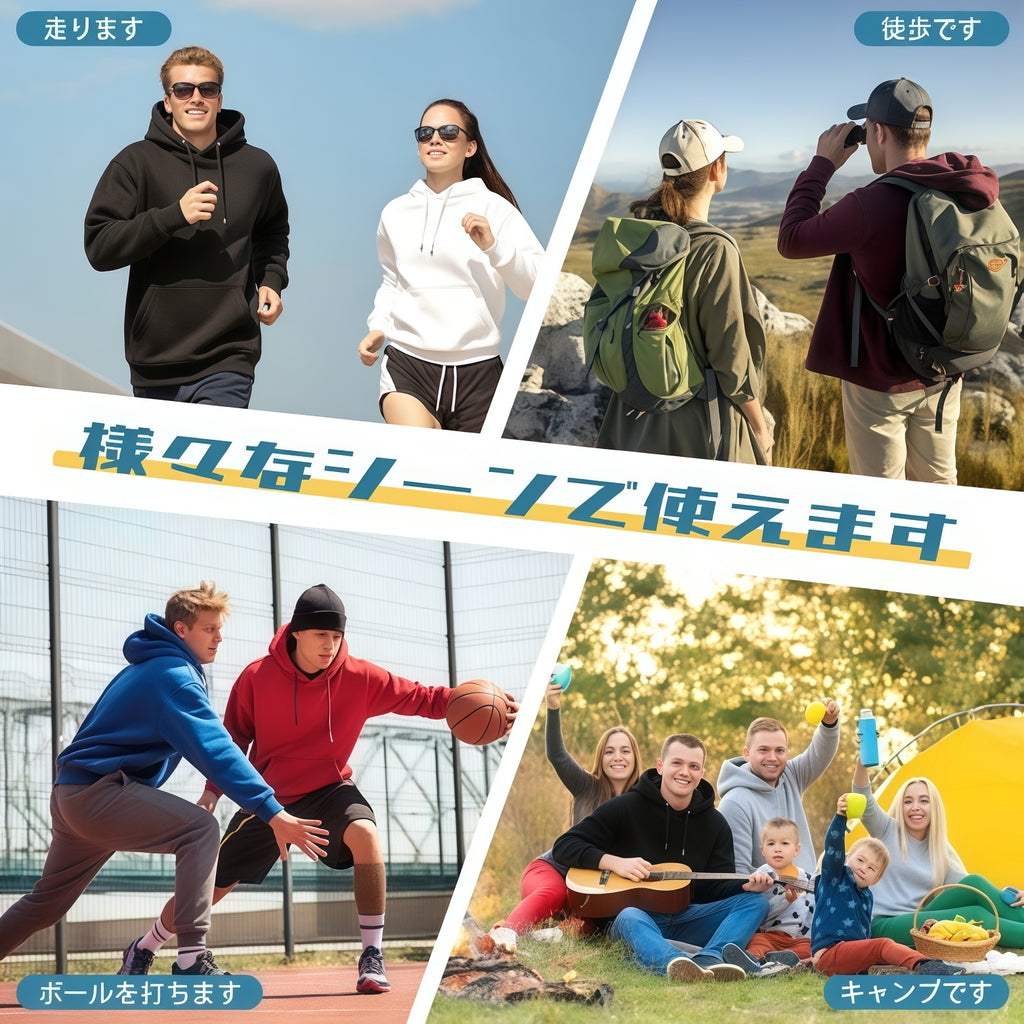 Men's Cotton Hooded Sweatshirt Casual Pullover Hoodie