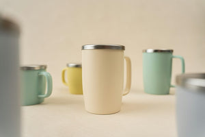 Tea cup set with built-in filter | Creomade