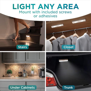 Wireless LED Motion Sensor Stair Light – Automatic Step Lighting for Hallways, Stairs & Indoor Paths