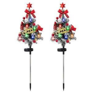 Solar Christmas Tree Stake Lights