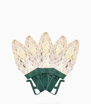 LED Faceted C9 Christmas Lights