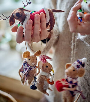 Christmas ornament mouse