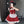 Cute Maid Outfit Naughty Elf Costume Red Sleeveless Lolita Dress