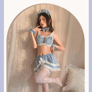 Women Lingerie Cute Nightdress Japanese Cosplay Maid Outfit Cosplay Costume