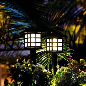 Solar LED Garden Lamp Outdoor – Solar Powered Landscape Lighting for Patio, Yard & Walkway