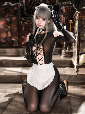 Fantasy Maid Apron Costume