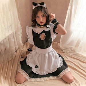 Yomorio Neko Maid Cosplay Costume Cat Maid Outfit Cute Lolita Fancy Dress